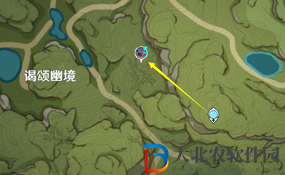 原神紅綢采集路線