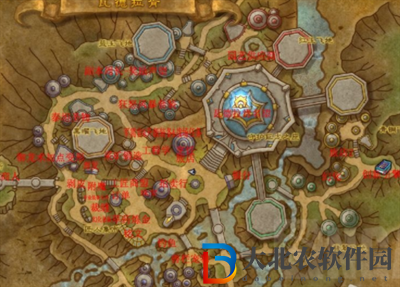 魔獸世界10.0瓦德拉肯全NPC位置