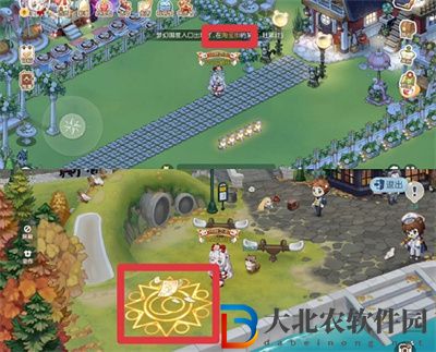 奧比島手游夢幻國度入口位置