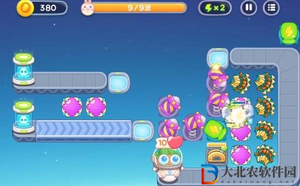 保衛(wèi)蘿卜4太空穿越第34關(guān)通關(guān)攻略