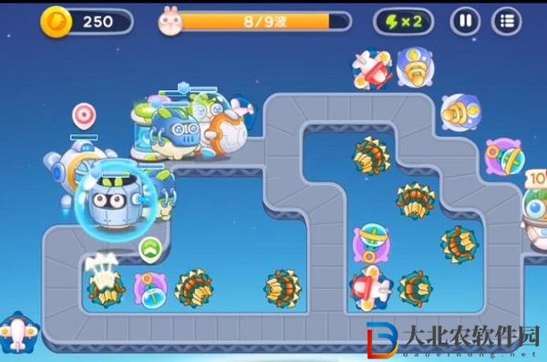 保衛蘿卜4太空穿越第36關通關攻略
