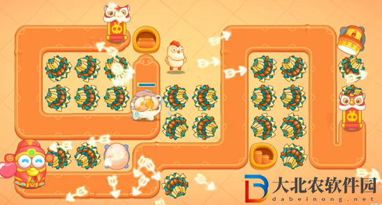 保衛(wèi)蘿卜4新春大集第1關(guān)攻略
