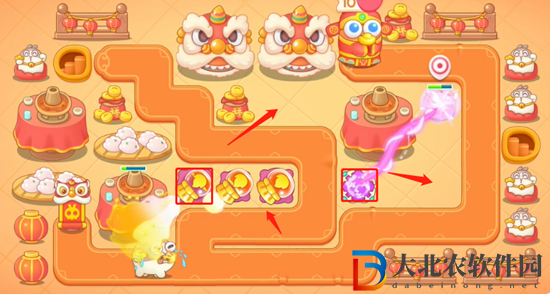 保衛(wèi)蘿卜4新春大集第5關(guān)攻略