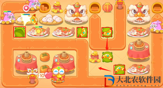 保衛(wèi)蘿卜4新春大集第11關(guān)攻略