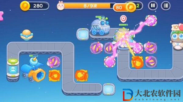 保衛蘿卜4太空穿越第33關通關攻略