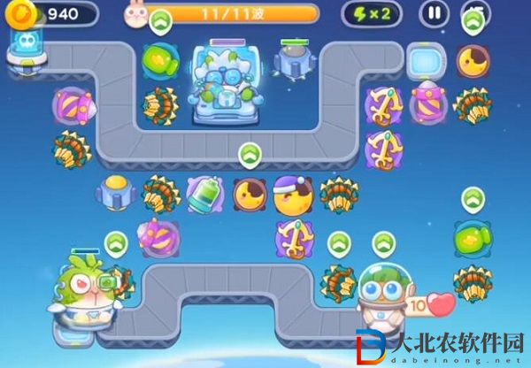 保衛蘿卜4太空穿越第35關通關攻略