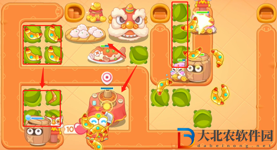 保衛(wèi)蘿卜4新春大集第11關(guān)攻略