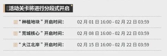 明日方舟2月1日更新