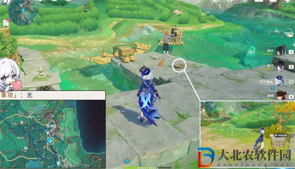 原神4.4沉玉谷挖掘?qū)毾湮恢么笕?></p><p>4、【挖掘?qū)毾?】：前往古茶樹(shù)坡東北方，投喂小狗，會(huì)帶我們?nèi)ノ鬟呁诰螯c(diǎn)。</p><p style=