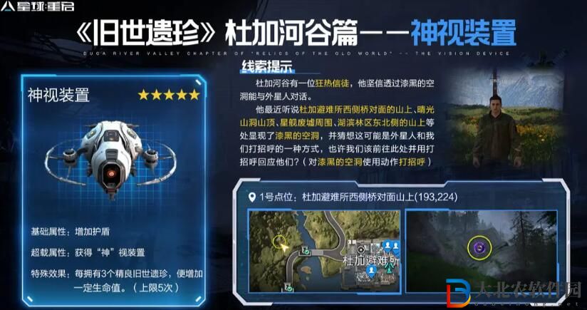 星球重啟杜加河谷舊世遺珍位置大全