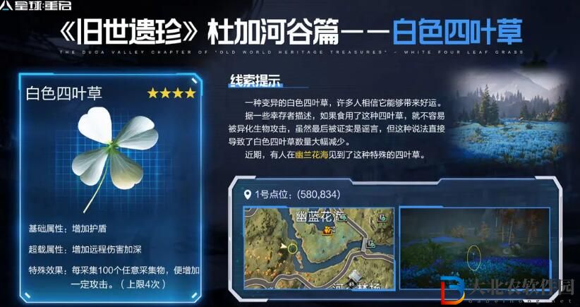 星球重啟杜加河谷舊世遺珍位置大全