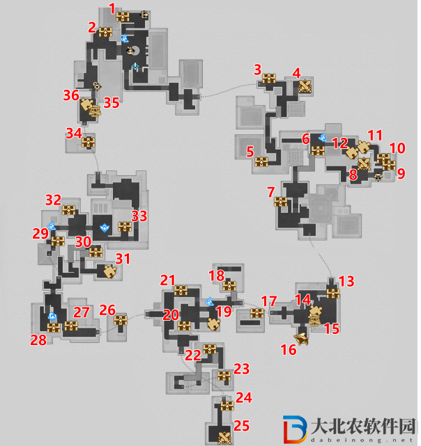 崩壞星穹鐵道筑夢(mèng)邊境寶箱位置大全