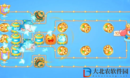 保衛(wèi)蘿卜4海的閨女第1關通關攻略