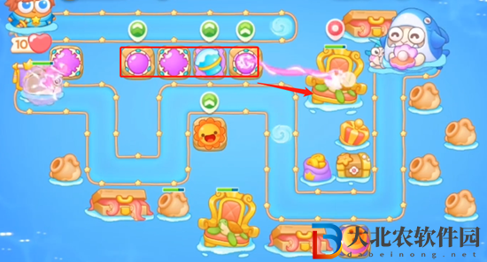 保衛(wèi)蘿卜4海的閨女第3關(guān)通關(guān)攻略