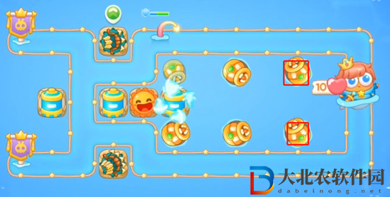 保衛(wèi)蘿卜4海的閨女第1關通關攻略
