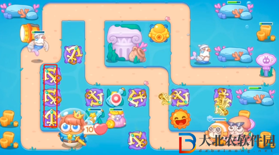 保衛蘿卜4海的閨女第5關通關攻略