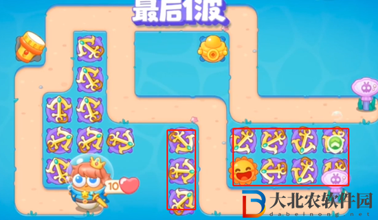 保衛蘿卜4海的閨女第5關通關攻略