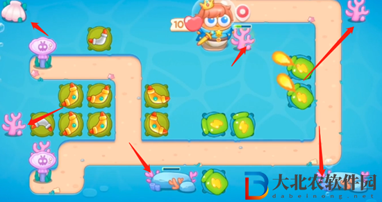 保衛蘿卜4海的閨女第6關通關攻略