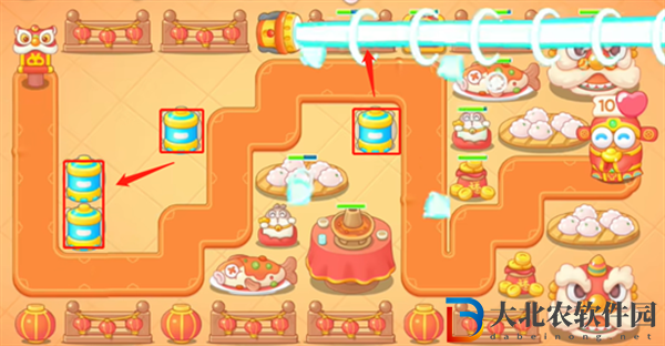 保衛蘿卜4福神大作戰第1關怎么過