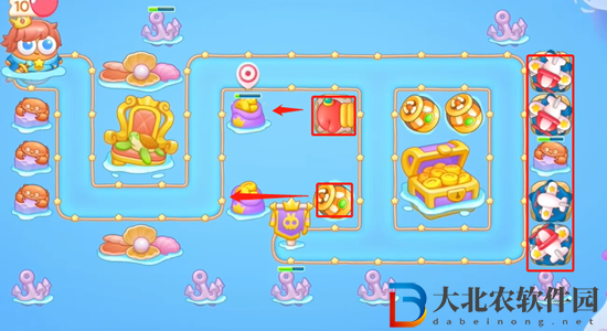 保衛(wèi)蘿卜4海的閨女第80關(guān)通關(guān)攻略