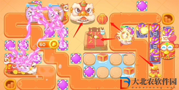 保衛蘿卜4福神大作戰第4關怎么過