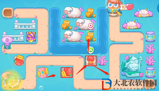 保衛蘿卜4海的閨女第84關通關攻略