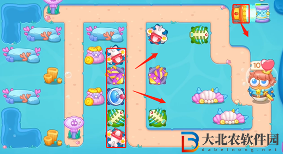 保衛蘿卜4海的閨女第81關通關攻略