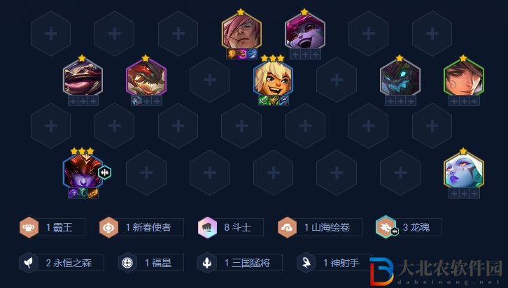 金鏟鏟之戰天選福星八斗龍女陣容推薦