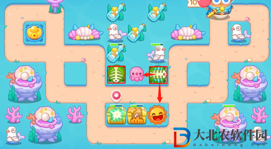 保衛(wèi)蘿卜4海的閨女第100關(guān)通關(guān)攻略