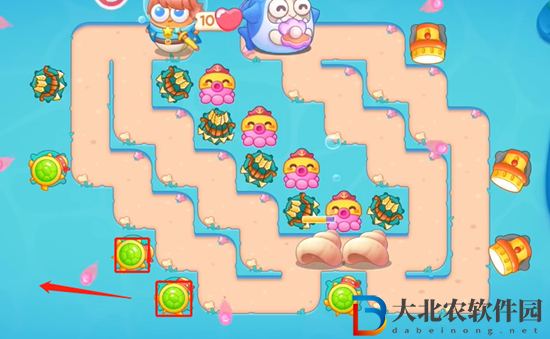 保衛蘿卜4海的閨女第91關通關攻略