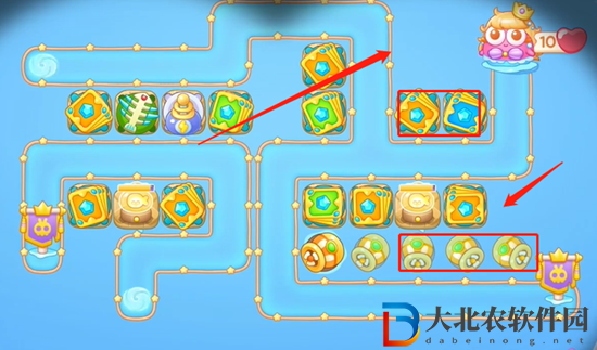 保衛(wèi)蘿卜4海的閨女第98關(guān)通關(guān)攻略