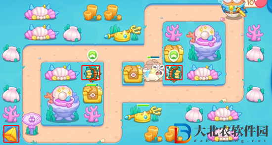 保衛蘿卜4海的閨女第102關通關攻略