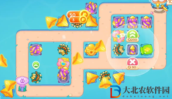 保衛蘿卜4海的閨女第102關通關攻略