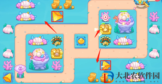 保衛蘿卜4海的閨女第102關通關攻略