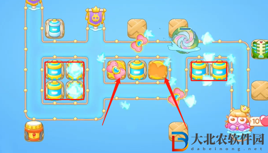 保衛(wèi)蘿卜4海的閨女第99關(guān)通關(guān)攻略