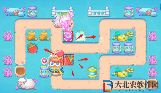 保衛蘿卜4海的閨女第93關通關攻略