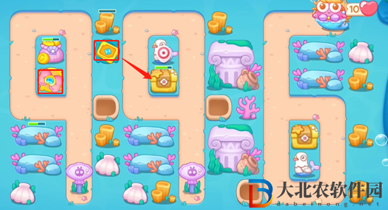 保衛(wèi)蘿卜4海的閨女第101關(guān)通關(guān)攻略