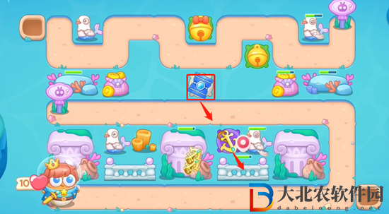 保衛蘿卜4海的閨女第117關通關攻略