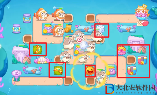 保衛(wèi)蘿卜4海的閨女第107關(guān)通關(guān)攻略