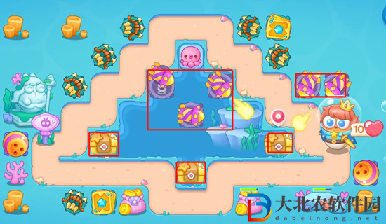 保衛蘿卜4海的閨女第109關通關攻略