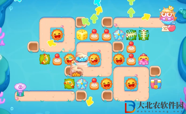 保衛(wèi)蘿卜4海的閨女第107關(guān)通關(guān)攻略