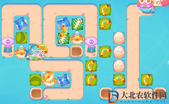 保衛(wèi)蘿卜4海的閨女第116關(guān)通關(guān)攻略