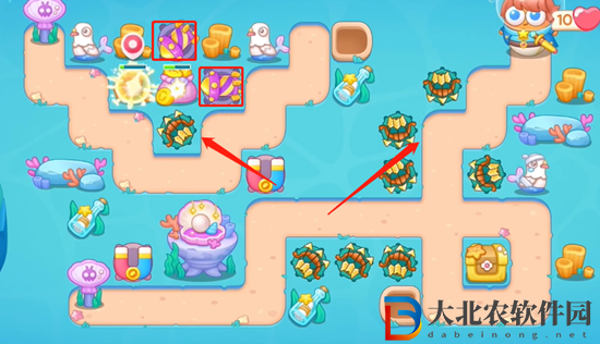 保衛蘿卜4海的閨女第118關通關攻略