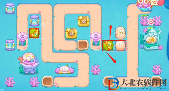 保衛(wèi)蘿卜4海的閨女第116關(guān)通關(guān)攻略