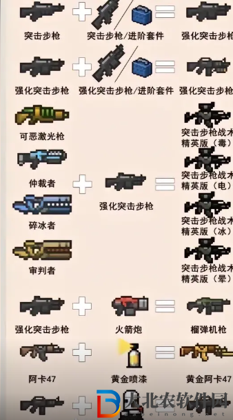 元氣騎士武器合成表2024最新