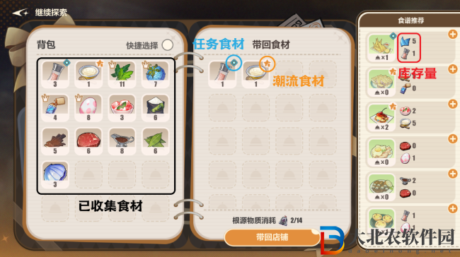崩壞3數(shù)海尋饌二期菜譜有哪些