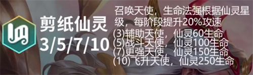 云頂之弈S11剪紙仙靈羈絆效果介紹