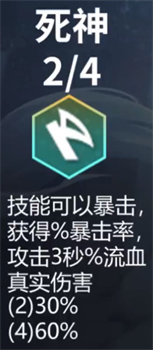 云頂之弈S11死神羈絆效果介紹