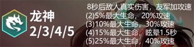 云頂之弈S11龍神羈絆效果介紹