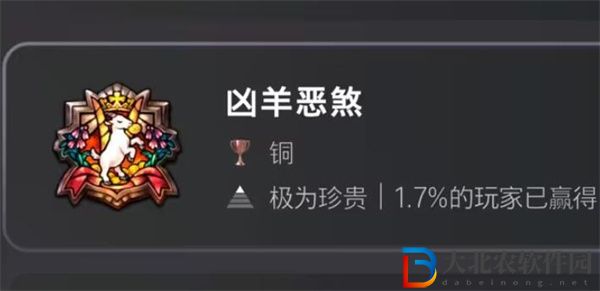 圣獸之王兇羊惡煞成就怎么做